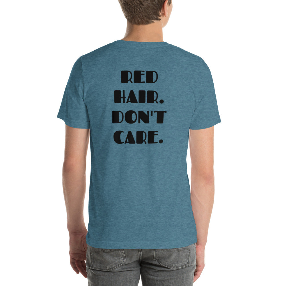 Don't care on the back t-shirt (White + 5 colors)