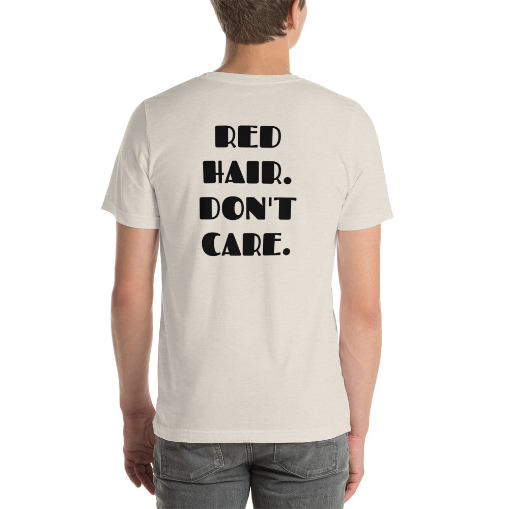 Don't care on the back t-shirt (White + 5 colors)