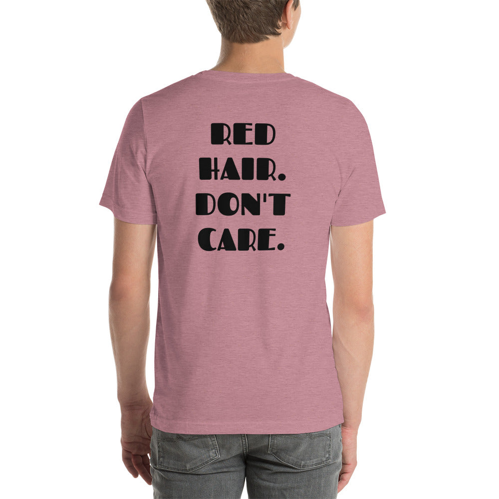 Don't care on the back t-shirt (White + 5 colors)