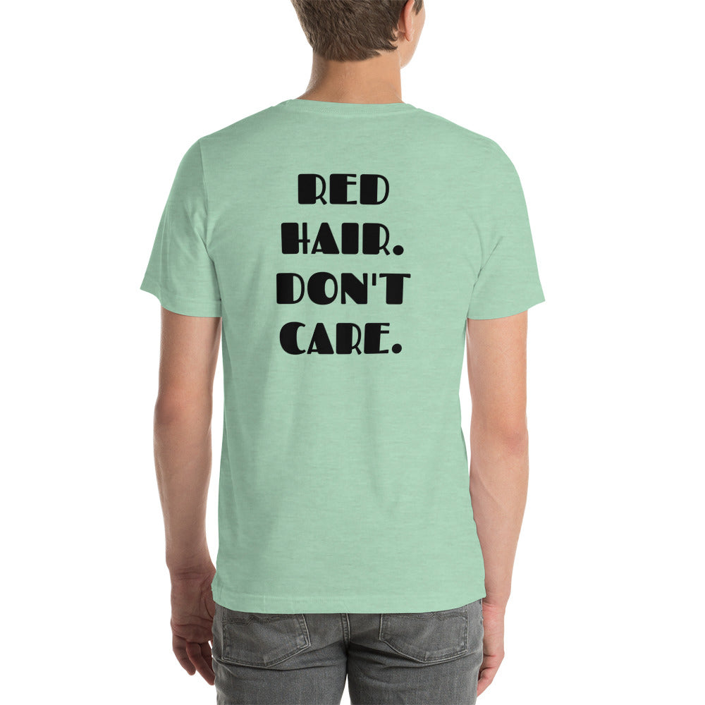 Don't care on the back t-shirt (White + 5 colors)