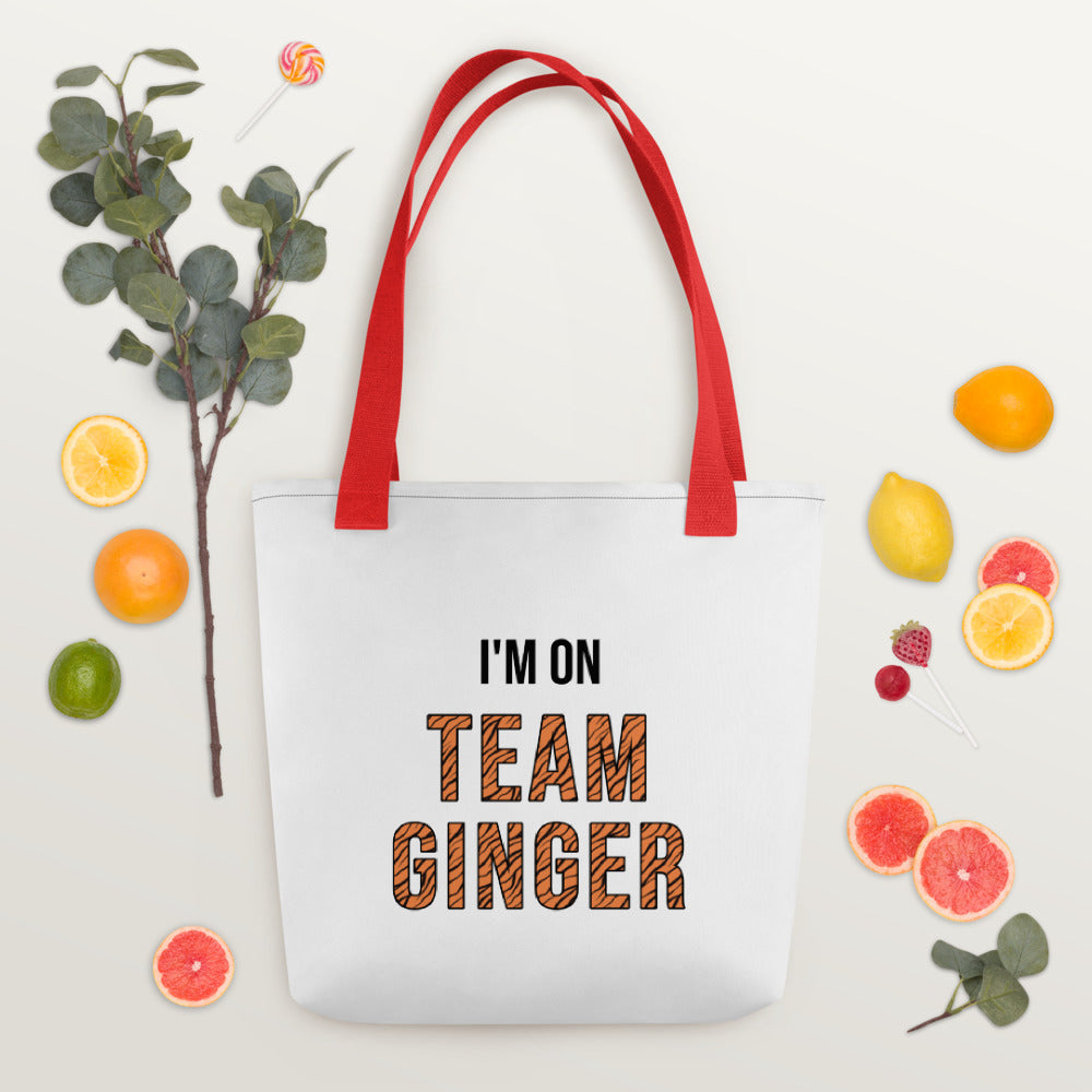 Team Ginger bag (handle in 3 colors)